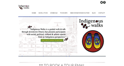 Desktop Screenshot of indigenouswalks.com